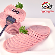 Xúc xích tỏi cắt lát Garlic sausage Sliced200GR PE