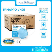 THÙNG - FAMAPRO VN95 Khẩu trang y tế kháng khuẩn 4 lớp Famapro VN95 50 hộp