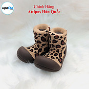 Attipas Animal - Báo Nâu AT014 - Giày tập đi cho bé trai bé gái từ 3