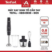 Máy xay sinh tố cầm tay Tefal HB943838 đen - Hàng Chính Hãng