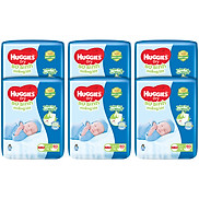 Combo 6 Miếng lót sơ sinh NB2 HUGGIES DRY 60 miếng