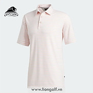 Áo thun Polo Adidas kẻ sọc Adipure Essential màu hồng nhạt FL8837