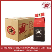 Traditional Blend Thùng 12 gói Cà phê Rang xay Truyền thống Highlands