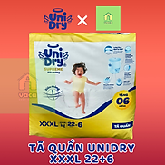 Siêu mỏng 2mm Tã quần cao cấp UniDry Supreme size M L XL XXL XXXL