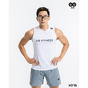 Áo Ba Lỗ Tanktop Nam Cổ Chữ U X9 Fitness Thể Thao Tập Gym Đạp Xe Chạy Bộ