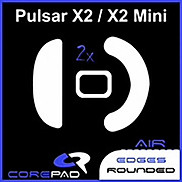 Feet chuột PTFE Corepad Skatez AIR Pulsar X2 X2 Mini Wireless - 2 Bộ