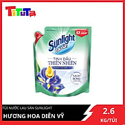 Nước Lau Sàn Sunlight Tinh Dầu Thiên Nhiên - Hương hoa Diên Vỹ 2.6kg Túi