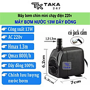 Máy bơm chìm mini 13W- 220V dùng bơm quạt điều hòa hơi nước