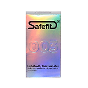 Bao cao su Safefit 003 Siêu mỏng Hộp 12 cái