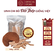 Trà Nấm Linh Chi Đỏ Đất Thép Giống Việt 100g- Giải độc gan