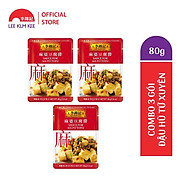 Combo 3 gói Sốt tiện dụng Lee Kum Kee Đậu hũ Tứ Xuyên80g