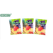 COMBO 3 GÓI KẸO TRÁI CÂY NHẬT COCON 140G