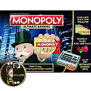 Bộ Cờ Tỷ Phú Monopoly 4.0 Board Game Có Máy Ngân Hàng điện tử quẹt thẻ ATM