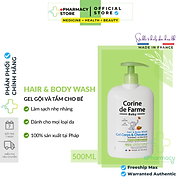 Gel tắm gội cho bé Corine De Farme Hair & Body Wash