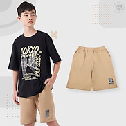 Quần Bé Trai Bigfox Quần Đùi Cho Bé Tới Size Đại Chất Cotton Mùa Hè In