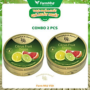 Combo 2 hộp Kẹo trái cây Cavendish & Harvey Vị Citrus 200g - Sản phẩm nhập