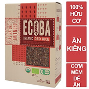 Gạo lứt đỏ hữu cơ cao cấp ECOBA Huyết Rồng 1kg