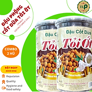 ĐẬU PHỘNG CỐT DỪA TỎI ỚT COMBO 2 HŨ - MỖI HŨ 350G