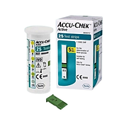 Hộp 25 que thử đường huyết Accu-Chek Active, nhập khẩu chính ngạch