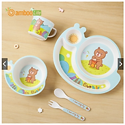 Khay ăn dặm sợi tre Bamboo Life an toàn cho bé