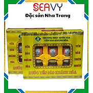 Hộp 6 lọ nước yến sào Khánh Hòa Sanest loại có đường, hộp 6 hũ 70ml - Seavy