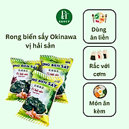 Gói rong biển sấy khô Okinawa vị hải sản 12g - ăn liền DTFood