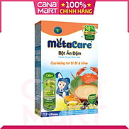 Bột ăn dặm tốt cho bé Nutricare Metacare Cua mùng tơi bí đỏ & Olive 200g