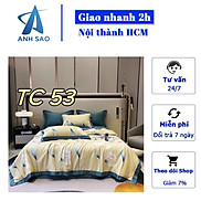 Bộ chăn ga gối tencel lụa A dùng được cho nệm 1m6x2m 1m8x2m