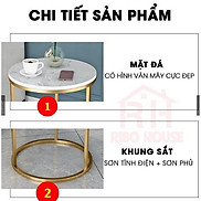 Bàn trang trí cạnh sofa cho phòng khách đẹp ngây ngất