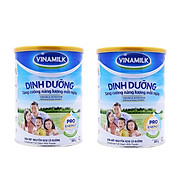 BỘ 2 LON SỮA BỘT NGUYÊN KEM CÓ ĐƯỜNG VINAMILK DINH DƯỠNG - 900G