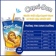 Nước trái cây Capri Sun vị Safari tổng hợp 200ml