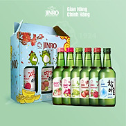 CHÍNH HÃNG Soju Hàn Quốc JINRO Hộp 06 chai - Tự chọn vị - 360ml Nhập khẩu