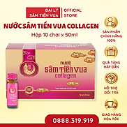 Nước Sâm Tiến Vua Collagen Từ Củ Sâm, Nano Collagen, Vitamin C, Hộp 10