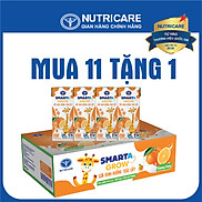 Mua 11 lốc tặng 1 Sữa nước Nutricare Smarta Grow vị cam 180ml