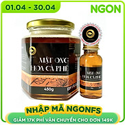 Mật ong hoa cà phê nguyên chất loại 450g lọ thủy tinh