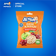 Bánh ăn dặm Agusha vị Táo và Cherry 30g dành cho bé từ 12 tháng trở lên