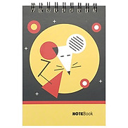 Sổ Note Mouse Cute 9x13cm - Mẫu 3 - Màu Đen