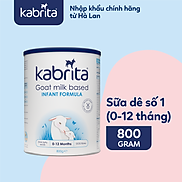 Sữa dê Kabrita số 1 cho trẻ từ 0-12 tháng - Lon 800g