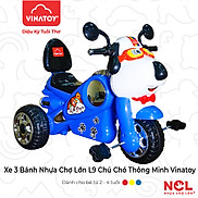 Xe 3 bánh Nhựa Chợ Lớn hình Bò Con - Chú Chó - Vespa Bò Con - Super Harley