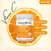 Vitamin C Úc Healthy Care Vitamin C 500mg Chewable giúp tăng sức đề kháng
