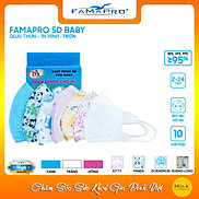 HỘP - FAMAPRO 5D BABY - khẩu trang y tế trẻ em kháng khuẩn 3 lớp Famapro