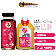 Combo Mật ong cao thảo dược Lady Honimore 310g chai tặng 1 chai mật ong