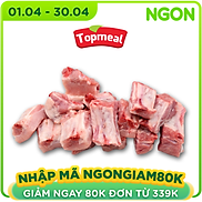 HCM - Sườn non heo 500g - Thích hợp với các món nướng, hầm, rang, xào chua