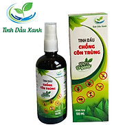 Tinh dầu chống côn trùng chính hãng tinh dầu xanh loại 100ml giúp đuổi muỗi