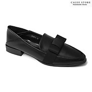 Giày moca nữ đế bệt CÓ CLIP THẬT SẢN PHẨM đen và nâu tây chuẩn size dễ