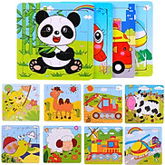 Đồ chơi Tranh Xếp Hình Ghép Gỗ Puzzle 9 Miếng