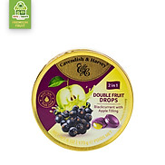 KẸO CH DOUBLE FRUIT BLACKCURRANT WITH APPLE FILLING 175GR