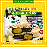 Bánh pía mè đen sầu riêng trứng muối 540g