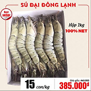 giao 1H tp.HCM Tôm Sú Sống Đông Siêu Tốc - Size 15con kg