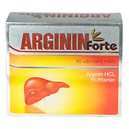 Arginin fort giảm tác hại rượu bia - Hộp 60 Viên